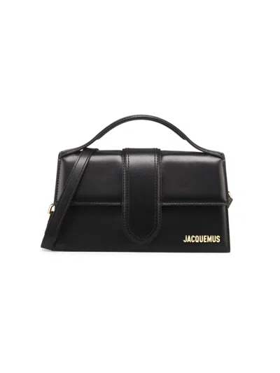 Jacquemus Le Bambino Black Handbag With Removable Shoulder Strap In Leather Woman