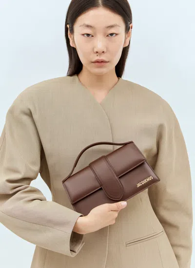 Jacquemus Women Le Grand Bambino Shoulder Bag In Brown