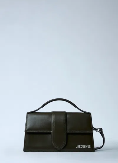 Jacquemus Women Le Grand Bambino Shoulder Bag In Green
