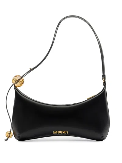 Jacquemus Women Le Grand Bisou Perle Leather Shoulder Bag In Multicolor