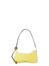 Jacquemus 'le Grand Bisou Perle' Yellow Shoulder Bag With Adjustable Shoulder Strap And Front Logo