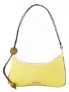 Jacquemus 'le Grand Bisou Perle' Yellow Shoulder Bag With Adjustable Shoulder Strap And Front Logo In Yellow,orange