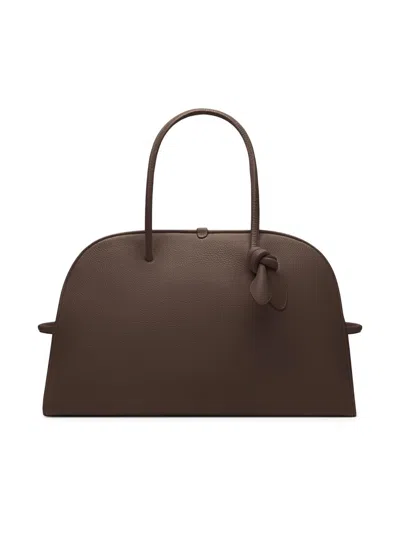 Jacquemus Women's Le Grand Turismo Leather Tote Bag In Brown