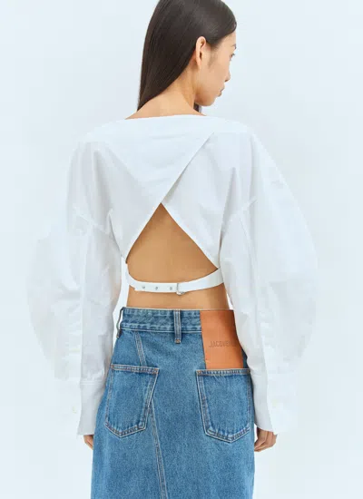 Jacquemus Women Le Haut Casaco Top In White