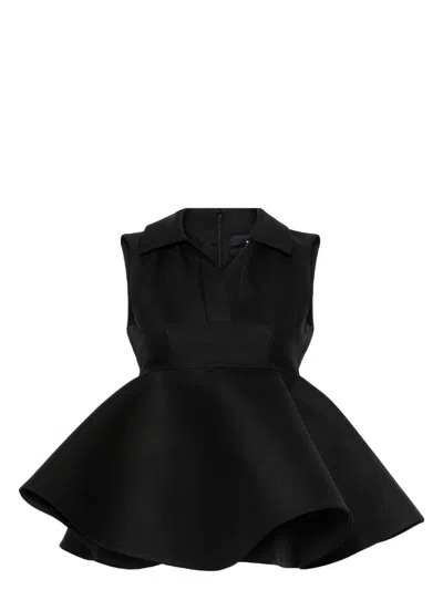 Jacquemus Women's Le Haut Spalla Sleeveless Shirt Sculpture In Black
