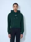 Jacquemus Le Hoodie Gros Grain Sweatshirt In Green
