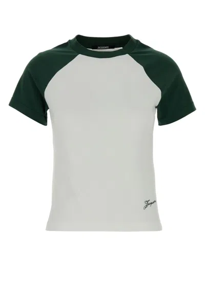 Jacquemus Women Le Mini Tshirt Baseball In Gray