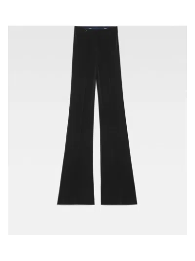 Jacquemus 'celestial' Wide Leg Trousers With Front Pleats In Black