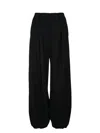 Jacquemus 'le Pantalon Paseo' Black Pants With Belt Loops And Wide Leg