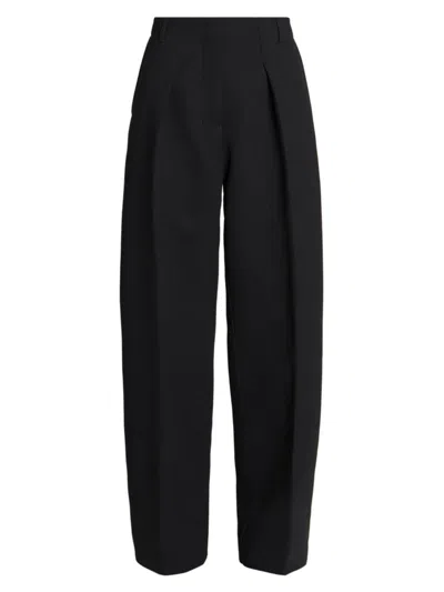 Jacquemus Women's Le Pantalon Ovalo Trousers In Black
