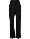 Jacquemus Sauge High-waist Wool Pants In Black
