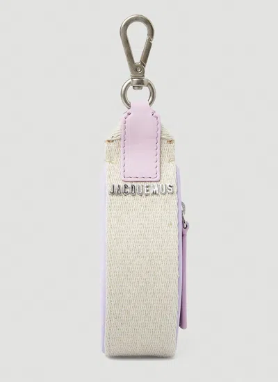 Jacquemus Lanyard Coinpurse In Purple