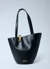 Jacquemus Women Le Petit Bambola Bucket Bag In Black