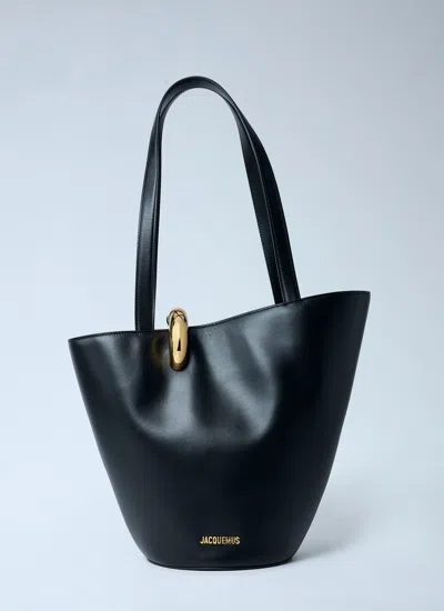 Jacquemus Women Le Petit Bambola Bucket Bag In Black