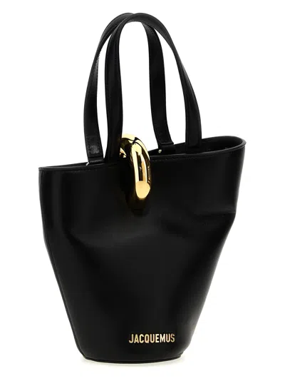 Jacquemus Women 'le Petit Bambola' Mini Handbag In Black
