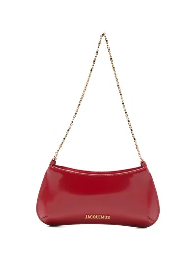 Jacquemus Women Le Petit Bisou Chaine Leather Shoulder Bag In Multi