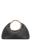 Jacquemus Small Calino Leather Top Handle Bag In Black