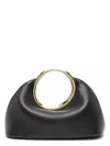 Jacquemus Small Calino Leather Top Handle Bag In Black