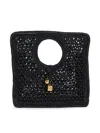 Jacquemus Celine Chestnut Brown Calf Leather Classique Triomphe Bag In Black