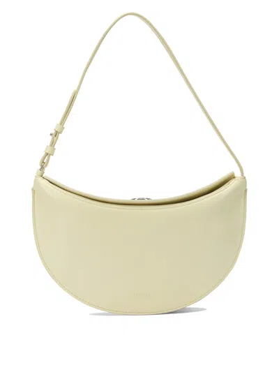 Jacquemus Women "le Petit Ovalo" Shoulder Bag In Yellow