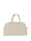 Jacquemus Ivory Turismo Small Duffle Bag In White