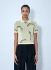 Jacquemus Women Le Polo Marino Shirt In Green