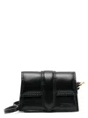 Jacquemus Black Le Porte Bambino Leather Airpod Case In Black