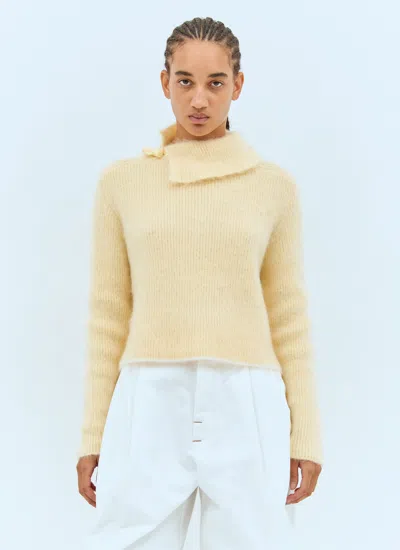 Jacquemus Women Le Pull Marina Sweater In Yellow