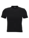 Jacquemus 'le T-shirt Gros-grain' T-shirt In Black