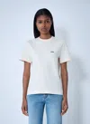 Jacquemus Roun Neck Cotton Logo T-shirt In White