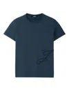 Jacquemus Short-sleeved T-shirt In Blue