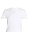 Jacquemus Le Tshirt Gros Grain In White