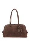 Jacquemus Womens Dark Brown Le Turismo Embossed Leather-suede Shoulder Bag In Brown