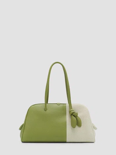 Jacquemus Women's Le Turismo Mixed-media Shoulder Bag In Green