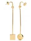 Jacquemus Les Boucles Nodo With Crystals Earrings