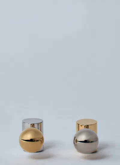Jacquemus Women Les Boucles Perlina Earrings In Gold