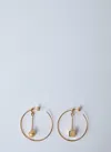 Jacquemus Women Les Creoles Nodo Earrings In Gold