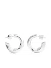 Jacquemus Women Les Creoles Tourni Earrings In Metallic