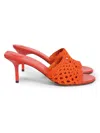 Jacquemus Les Mules Cubisto Sandals Open Toe Stiletto In Multi