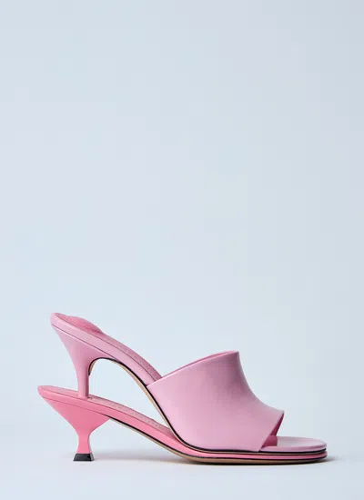 Jacquemus Women Les Doubles Mules In Pink