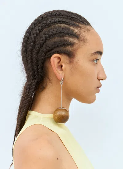 Jacquemus Women Les Grandes Boucles Nodo Earrings