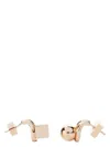 Jacquemus Women's Les Puces Golden Ball Cube Earring | 241jw7155845 In Neutral