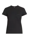 Jacquemus Womens Black Le T-shirt Grosgrain-logo Cotton-jersey T-shirt In Black