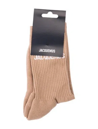 Pre-owned Jacquemus Women's Long Socks In Neutral