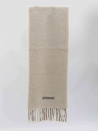 Jacquemus Women Moisson Scarf In White