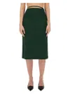 Jacquemus Skirt  Woman Color Green In Green