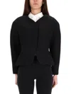 Jacquemus La Petite Veste Ovalo Blazer Jacket In Black