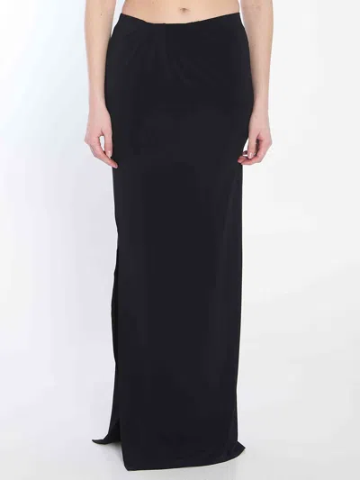 JACQUEMUS JACQUEMUS WOMEN PEPLO LONG SKIRT