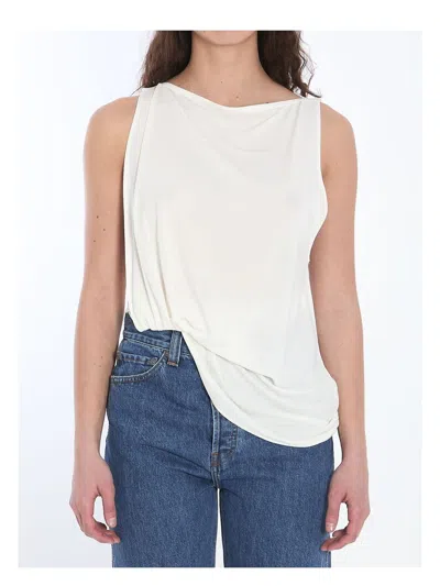 JACQUEMUS WOMEN'S PEPLO TOP