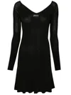 Jacquemus La Mini Robe Pralu Dress In Black